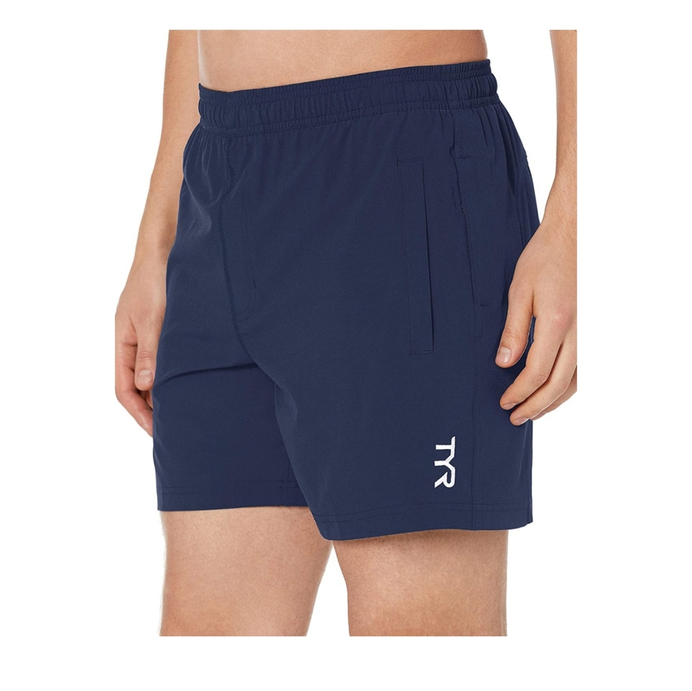 TYR Men's Sea View Land To Water Shorts Navy Small